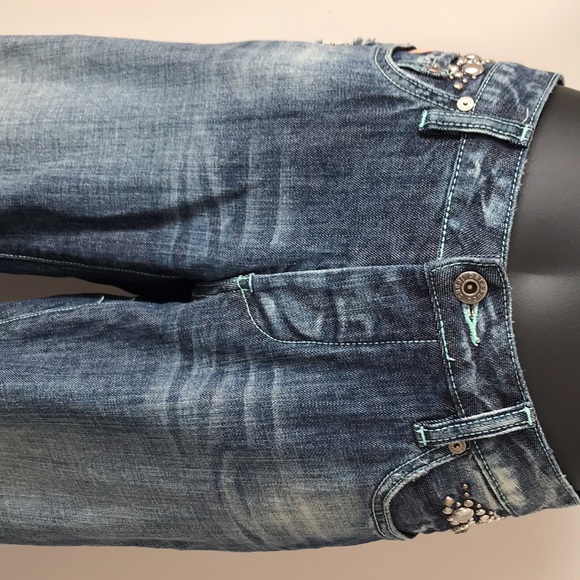 Parasuco button fly denim jeans with grommets. Size 28 - Picture 15 of 15